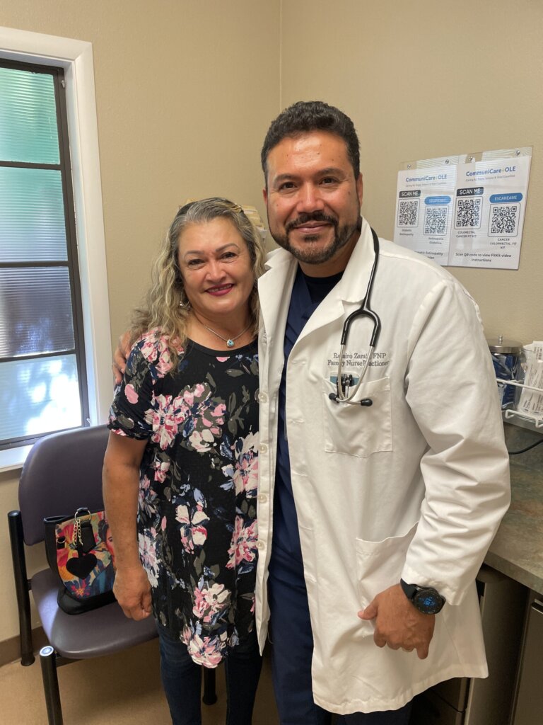 linda arroyo with ramiro