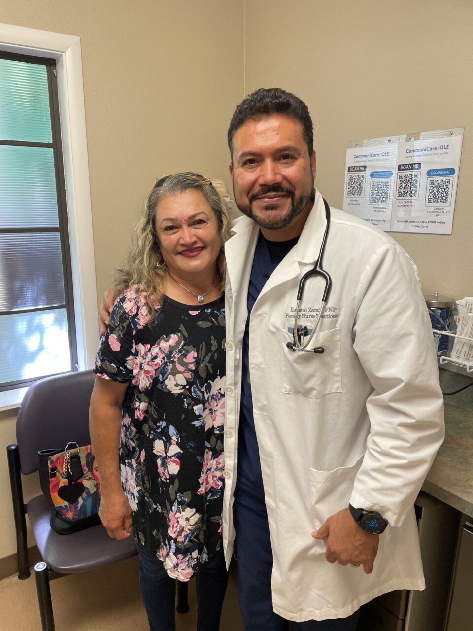 linda arroyo with ramiro