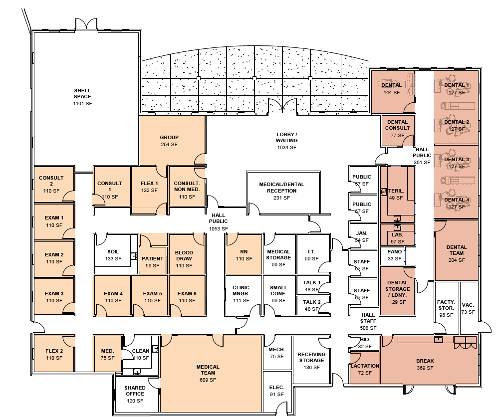 new building floor plan